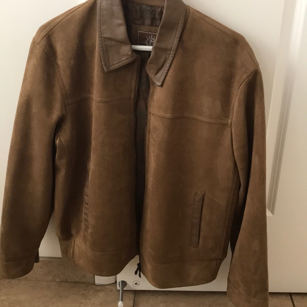GV men’s suede leather jacket